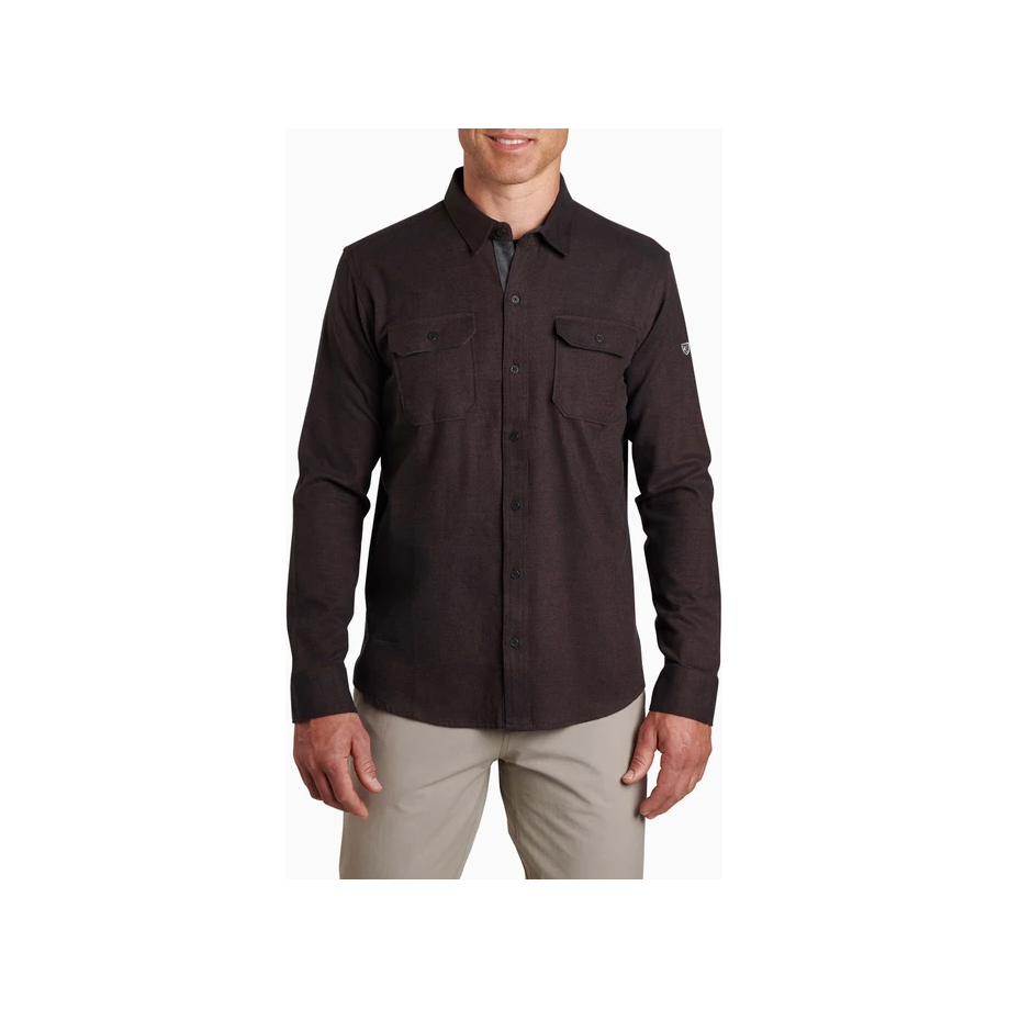 Kuhl Descendr Flannel Long Sleeve Men's - BLKCOFFE