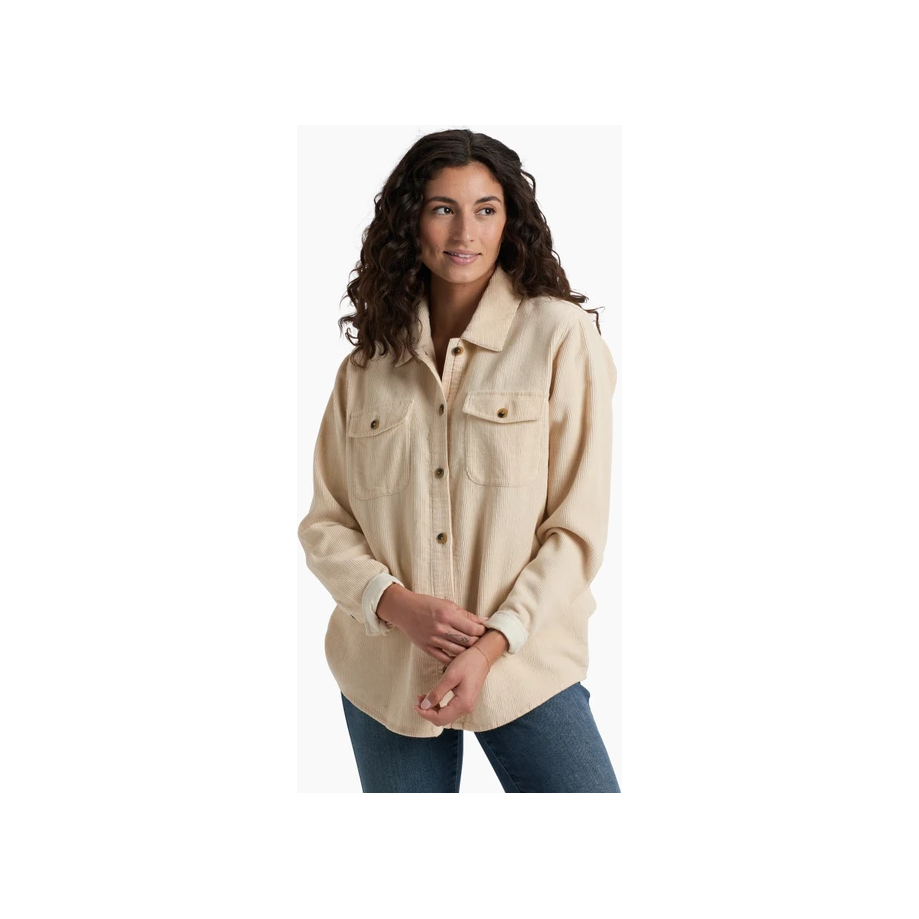 Kuhl Tallula Cord Shirt Long Sleeve Women's - Sea Salt