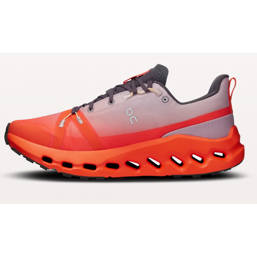 ON Cloudsurfer Trail Waterproof Women's - FLAME/MA