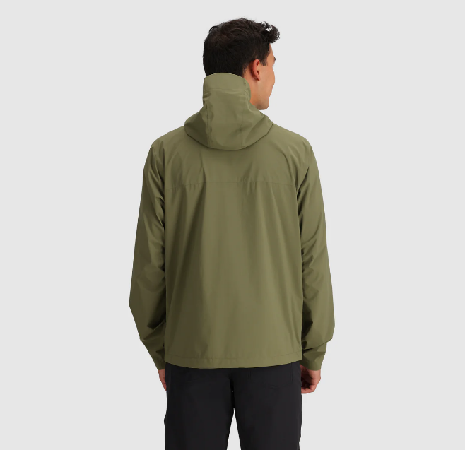 Outdoor Research Stratoburst Stretch Rain Jacket Men's - Ranger Green
