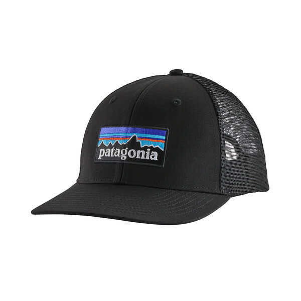Patagoina P-6 Logo Trucker Hat - Black