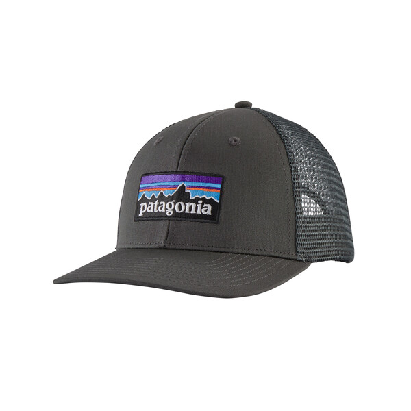 Patagoina P-6 Logo Trucker Hat - Forge Grey