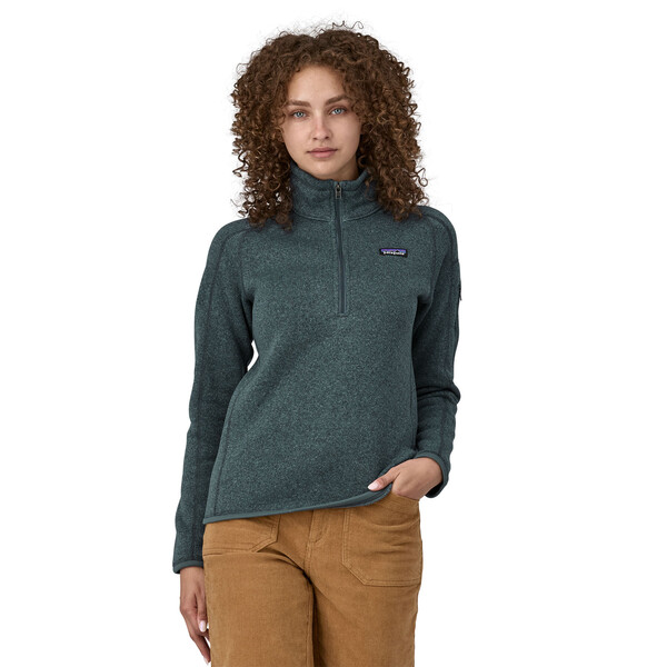 Patagonia Better Sweater 1/4 Zip Women's - Nouveau Green