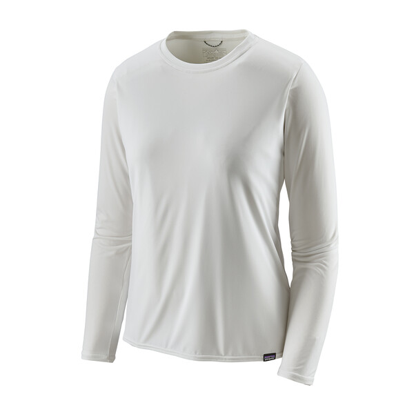 Patagonia Long Sleeve Cap Cool Daily Shirt Women's - White