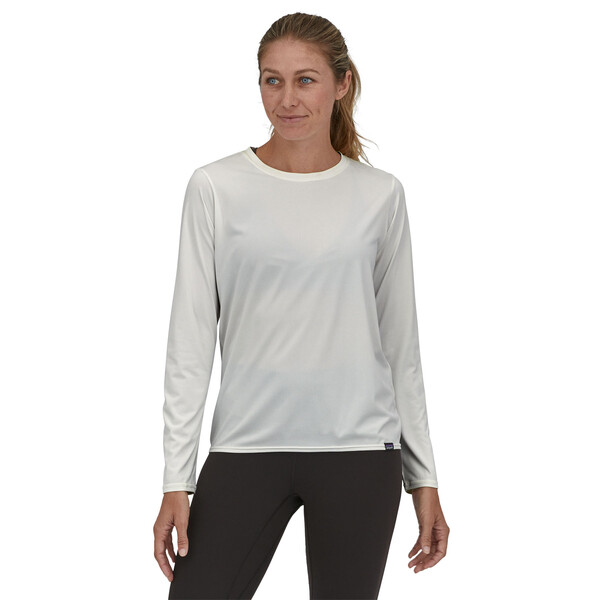 Patagonia Long Sleeve Cap Cool Daily Shirt Women's - White
