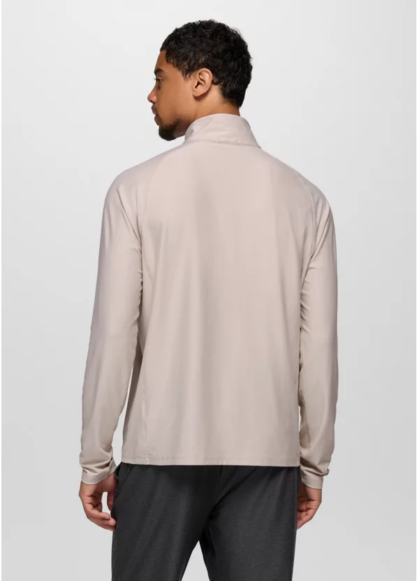 Prana Altitude Tracker LT 1/4 Zip Men's - Almond