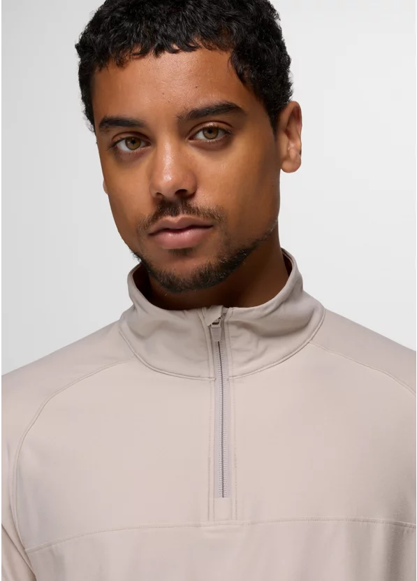 Prana Altitude Tracker LT 1/4 Zip Men's - Almond