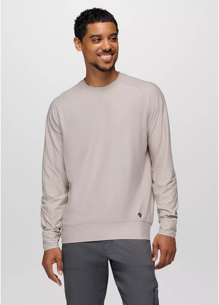 Prana Altitude Tracker LT Crew Men's - ALMOND