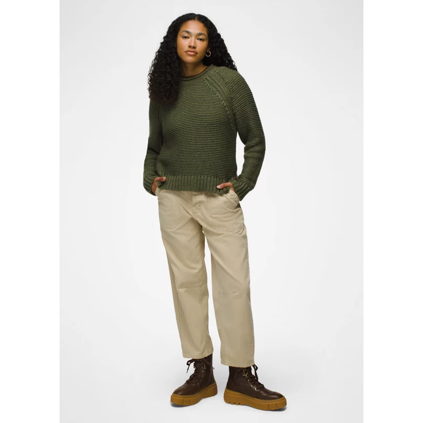 Prana Cades Cove Sweater Women's - Rye Green