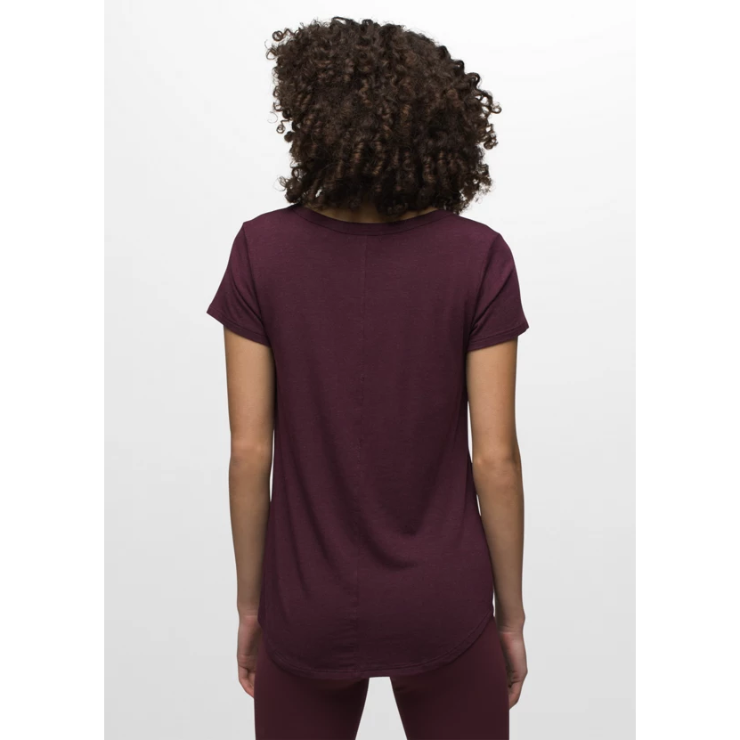 Tribal Crew Neck Top w/ Back Button Detail 4821O-5243-0807 Magenta –  Johnson's Fashion and Footwear