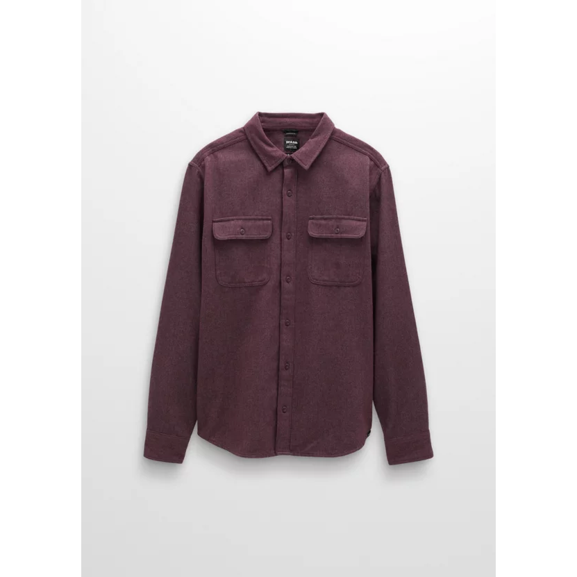 Prana Westbrook Flannel Shirt Men's - MULBERRY