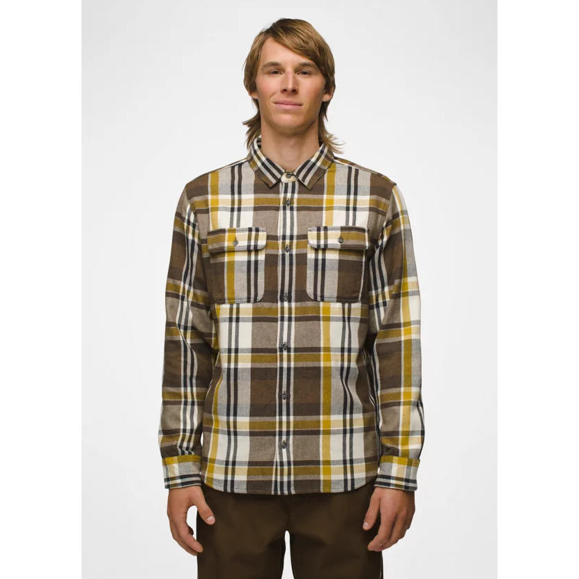 Prana Westbrook Flannel Shirt Men's - Rich Earth