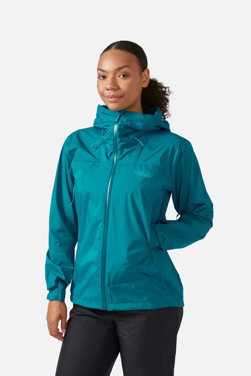 Raincoat Rab Womens Downpour Alpine Jacket Jacket Rab Womens