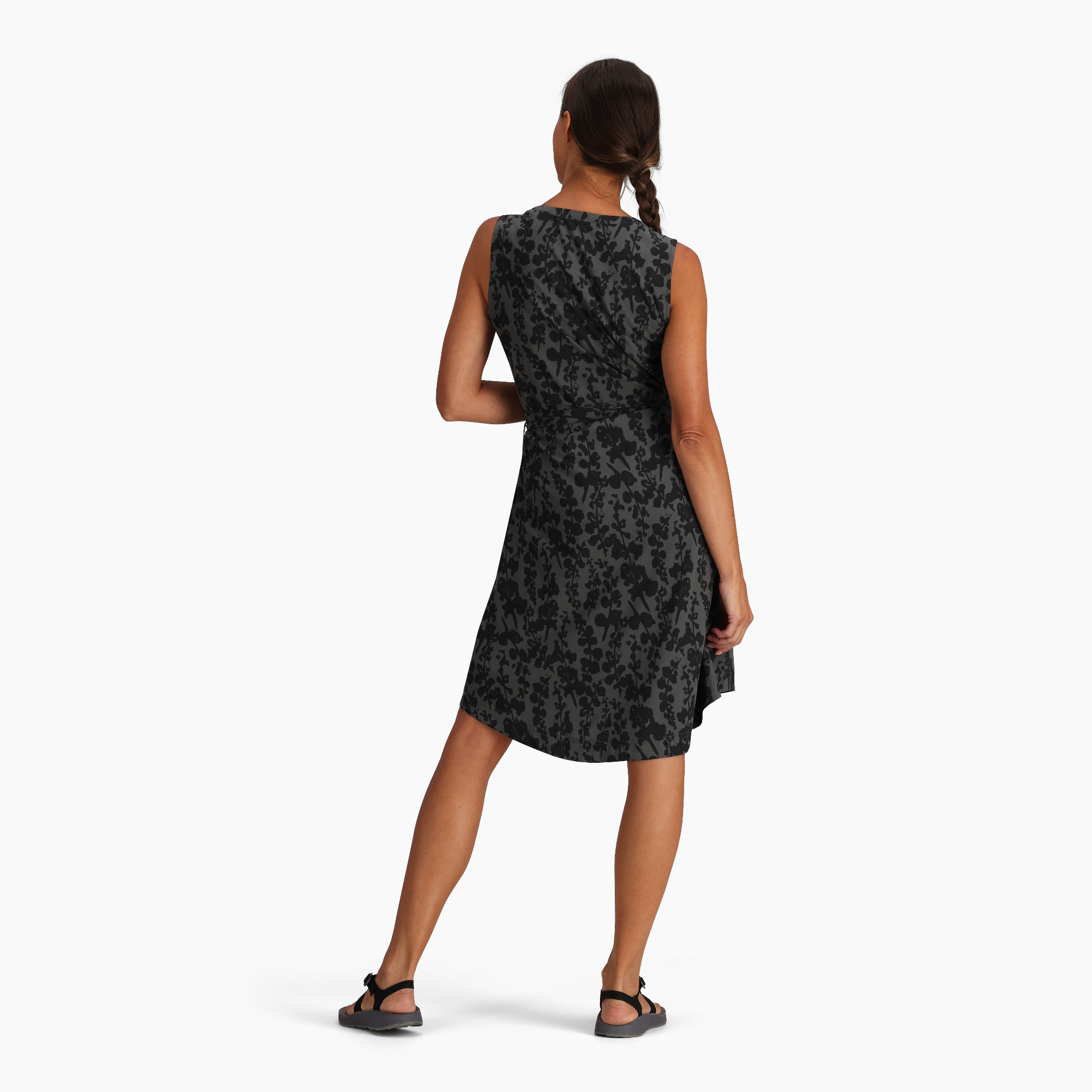 Simply Southern Womens Size S Pineapple Print Popover Dress W Ruffle Collar