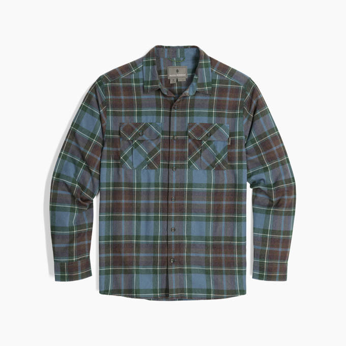 Royal Robin Lost Coast Flannel Plaid Men's - BLUESONO