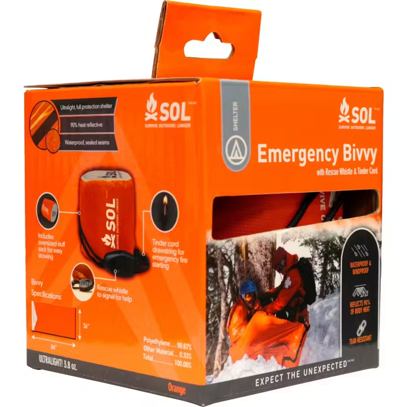 SOL Emergency Bivy XL With Whistle