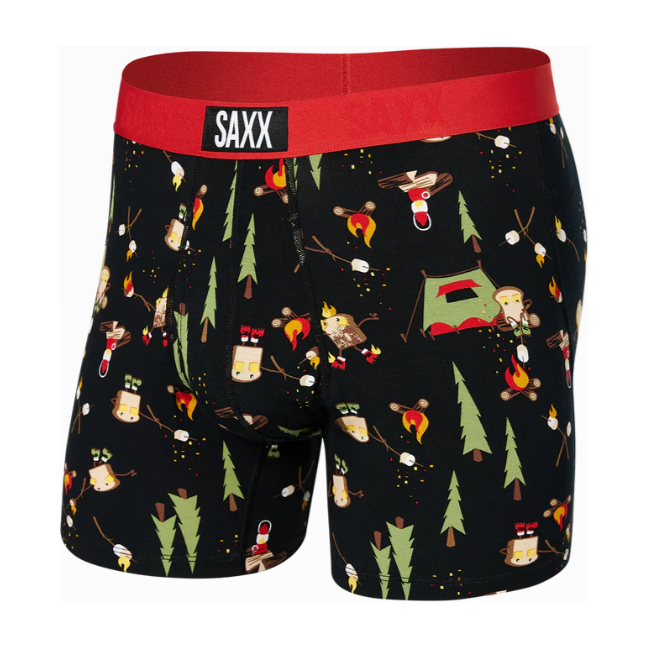 Saxx Ultra Boxer Brief Men's - Lets Get Toasted - Black