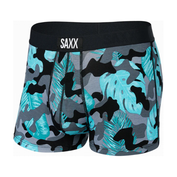 Saxx Vibe Boxer Men's - Island Camo - Black