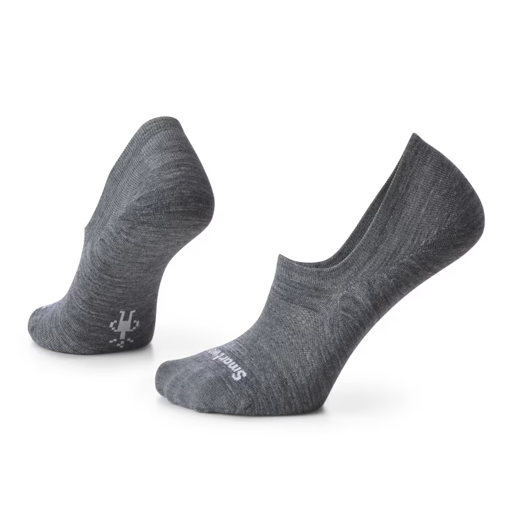 Smartool Everday No Show Socks - Medium Gray