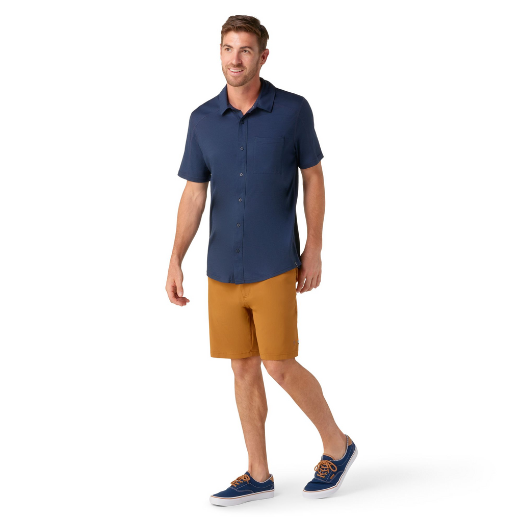 Smartwool Everyday Short Sleeve Button Down Mens - Navy