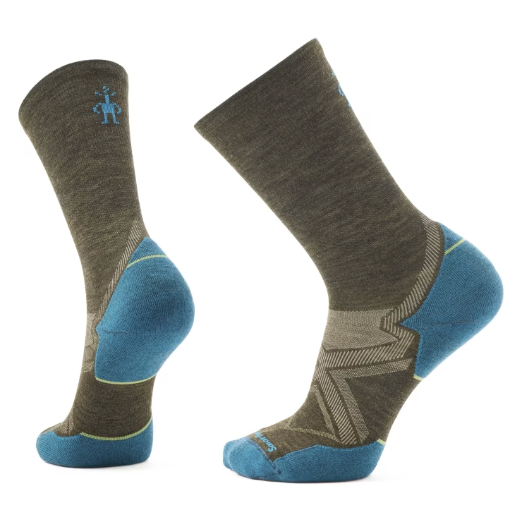 Smartwool Run Cold Weather Targeted Cushion Crew Socks - Military Olive