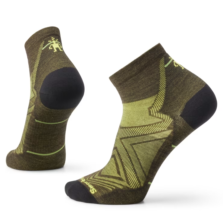 Smartwool Run Zero Cushion Ankle - Military Olive