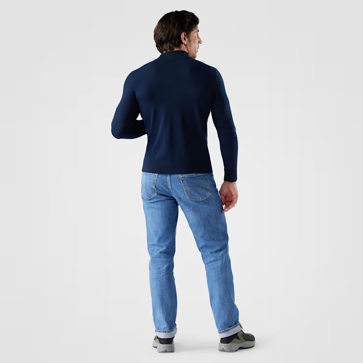 Smartwool Sparwood 1/4 Zip Sweater Men's - NAVY HT