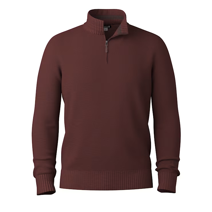 Smartwool Sparwood 1/4 Zip Sweater Men's - PECA/MNK