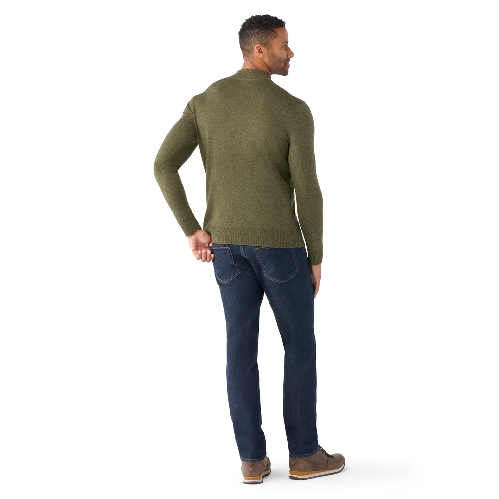 Smartwool Sparwood 1/4 Zip Sweater Men's - WOOD/MOS