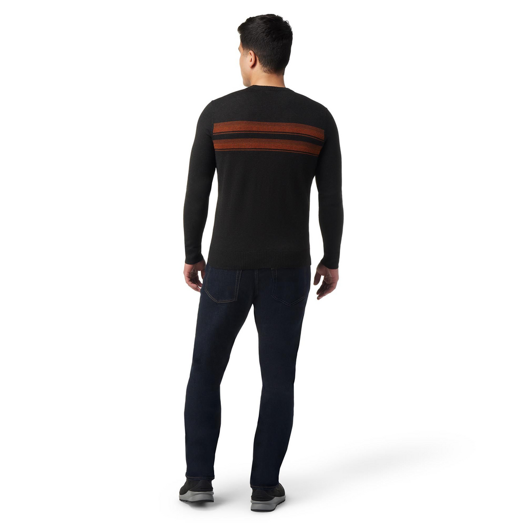 Smartwool Sparwood Stripe Crew Sweater Men's - Charcoal