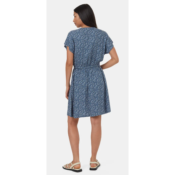 Tentree Ecowoven Crepe Wrap Dress Women's - CANYON B