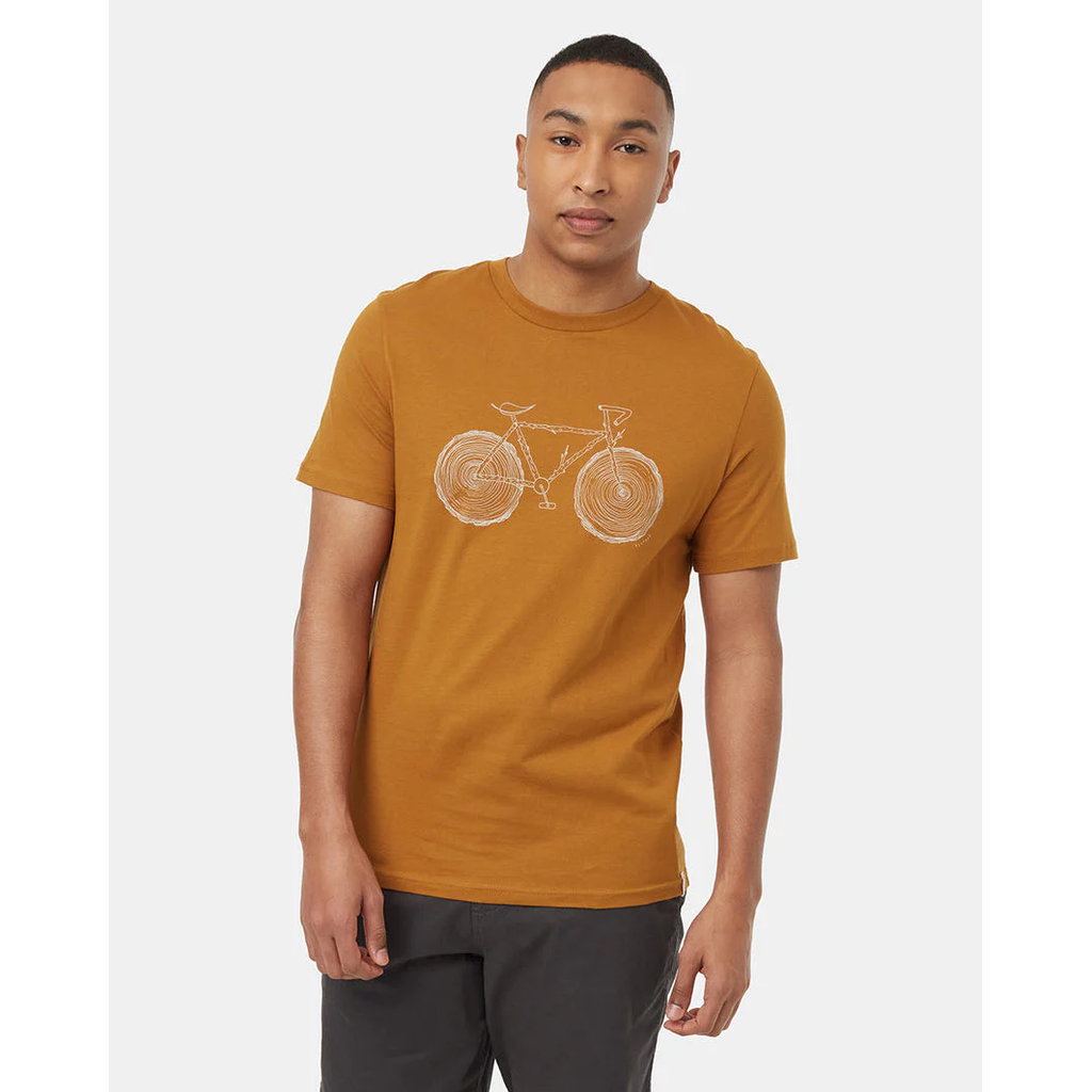 Tentree Elms Tee Men's - GOLD/GRY