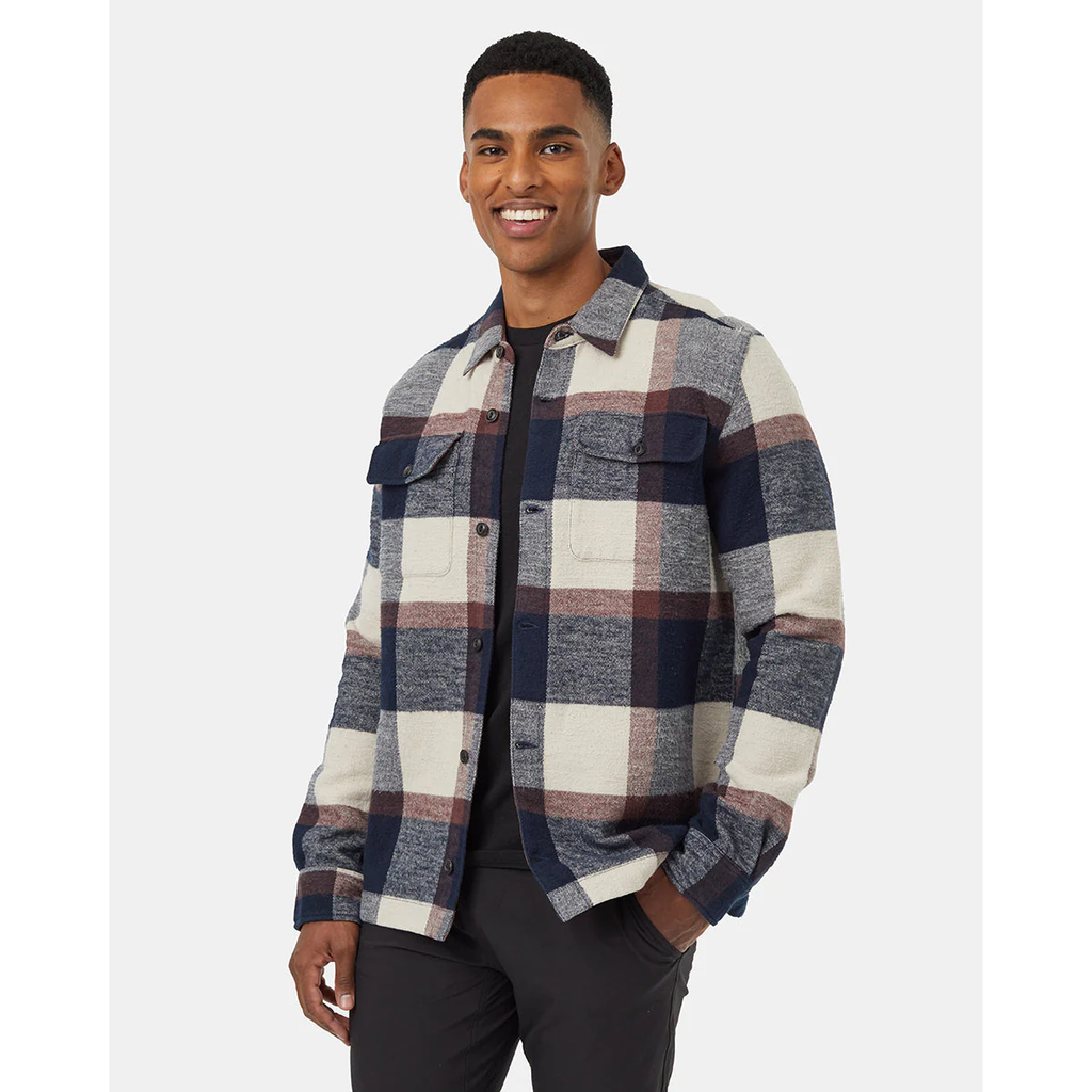 Tentree Heavy Weight Flannel Jacket Men's - BLUCABIN