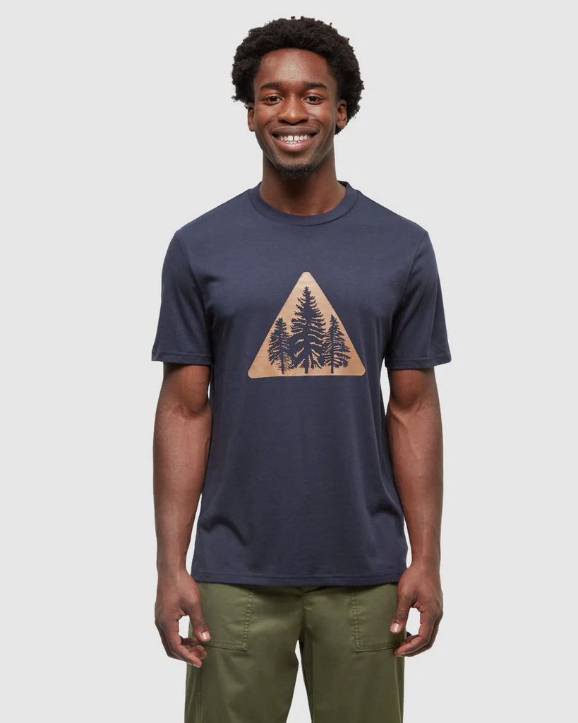 Tentree Pine Trio T-Shirt Men's - BLUCAMEL