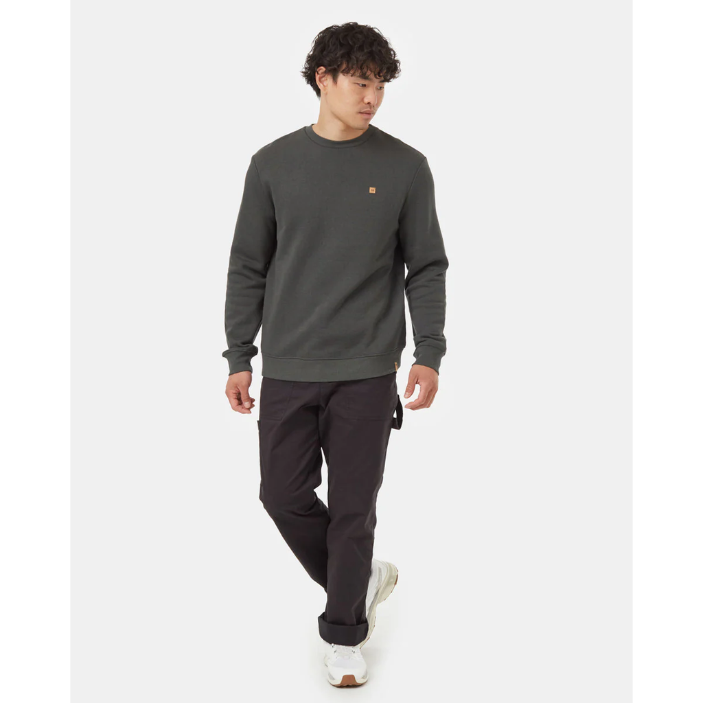 Tentree Treefleece Classic Crew Men's - Urban Green