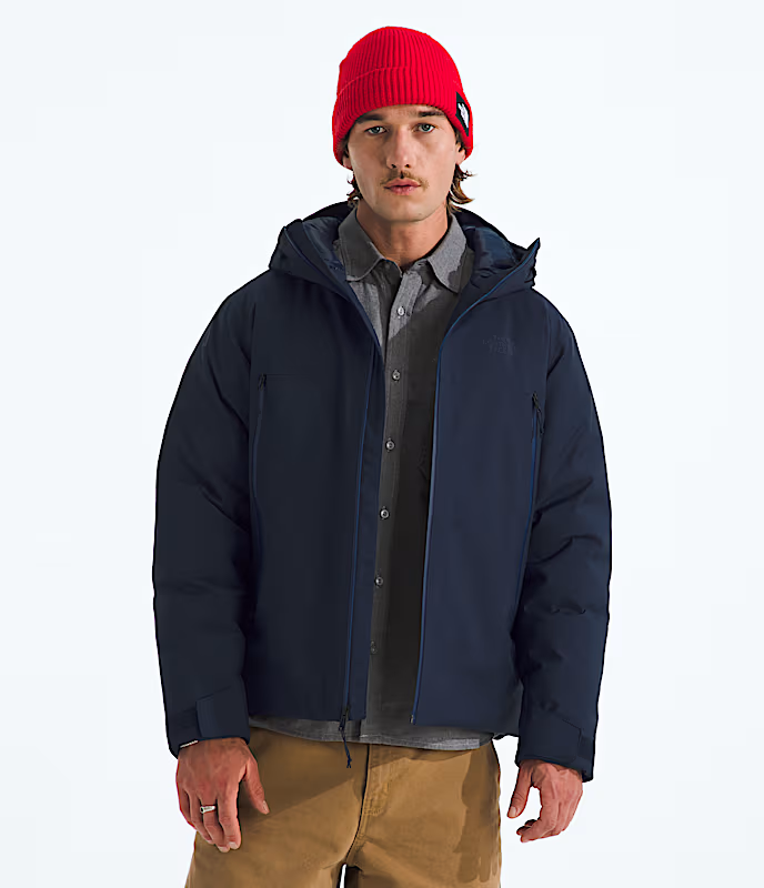 The North Face Range Down Hooded Jacket Men's - SUM NAVY