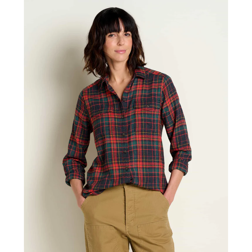 Toad & Co. Re-Form Flannel Shirt Women's - Black