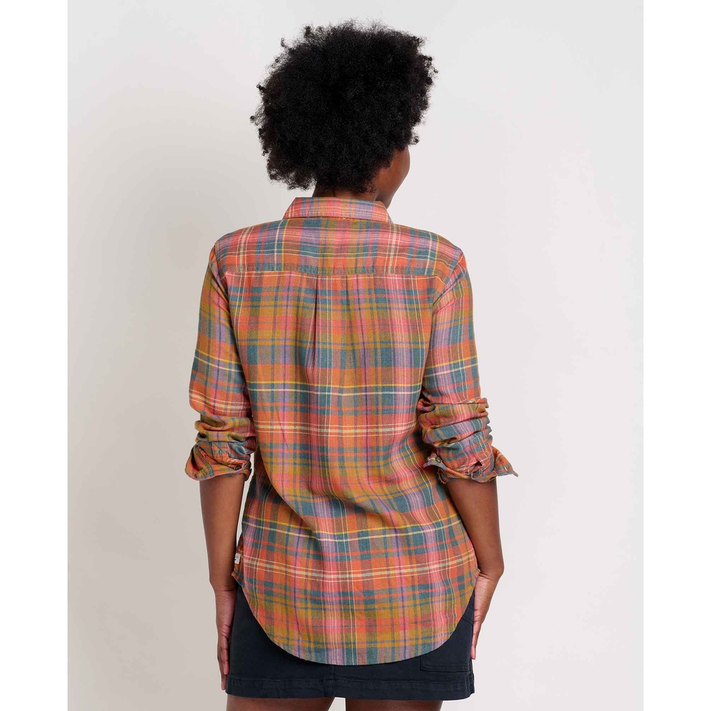 Toad & Co. Re-Form Flannel Shirt Women's - UMBER MA