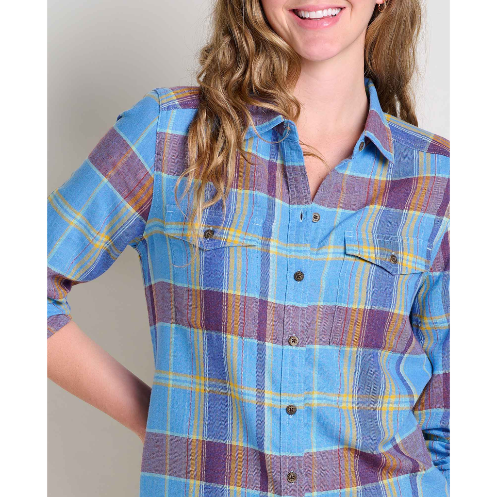 Toad & Co. Re-Form Flannel Shirt Women's - WILD GIN