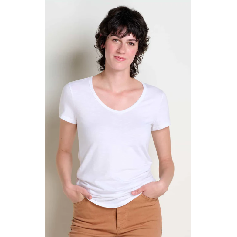 Toad and Co Marley II SS Tee Women's - WHITE