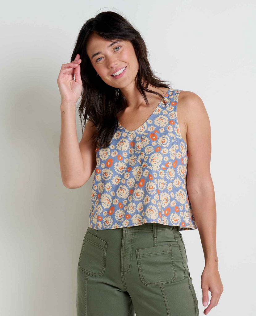 Toad and Co Taj Hemp Button Back Tank II Women's - N SHORE