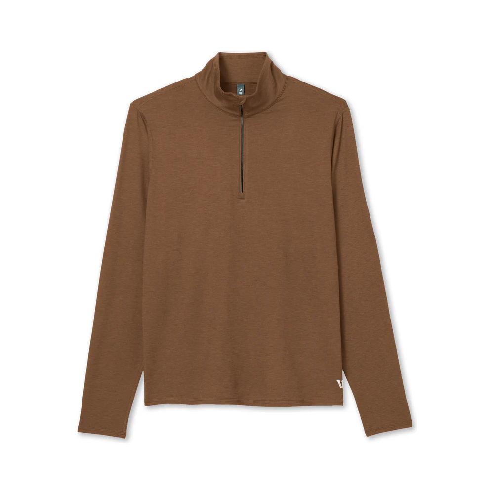 Vuori Ease Performance 1/2 Zip 2.0 Men's - PECAN HT