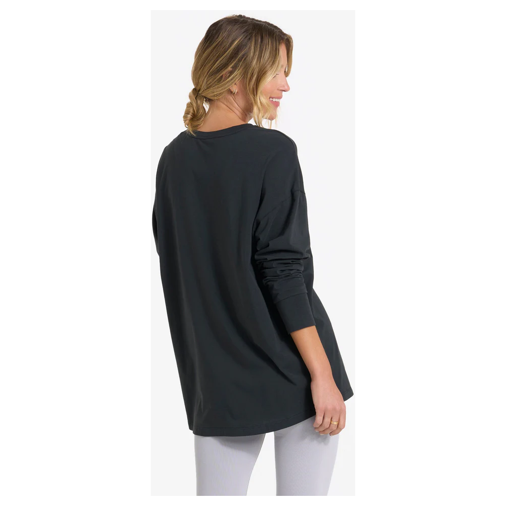 Vuori Feather Long Sleeve Tee Women's - WASH BLK