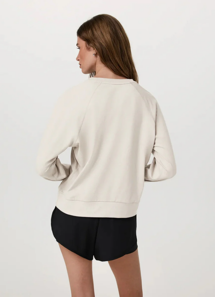 Vuori Halo Crew Long Sleeve Women's - ECRU HT