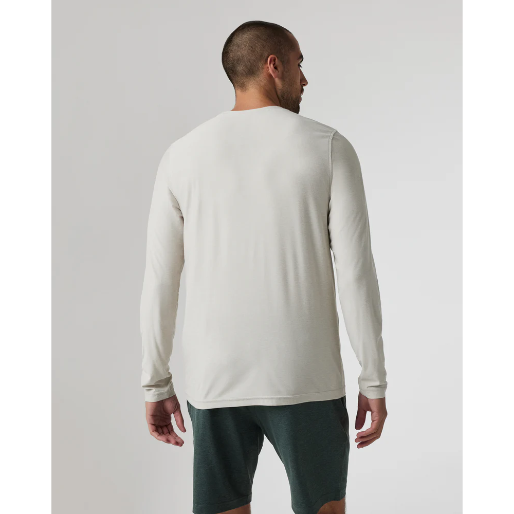 Vuori LS Strato Tech Tee Men's - Salt Heather