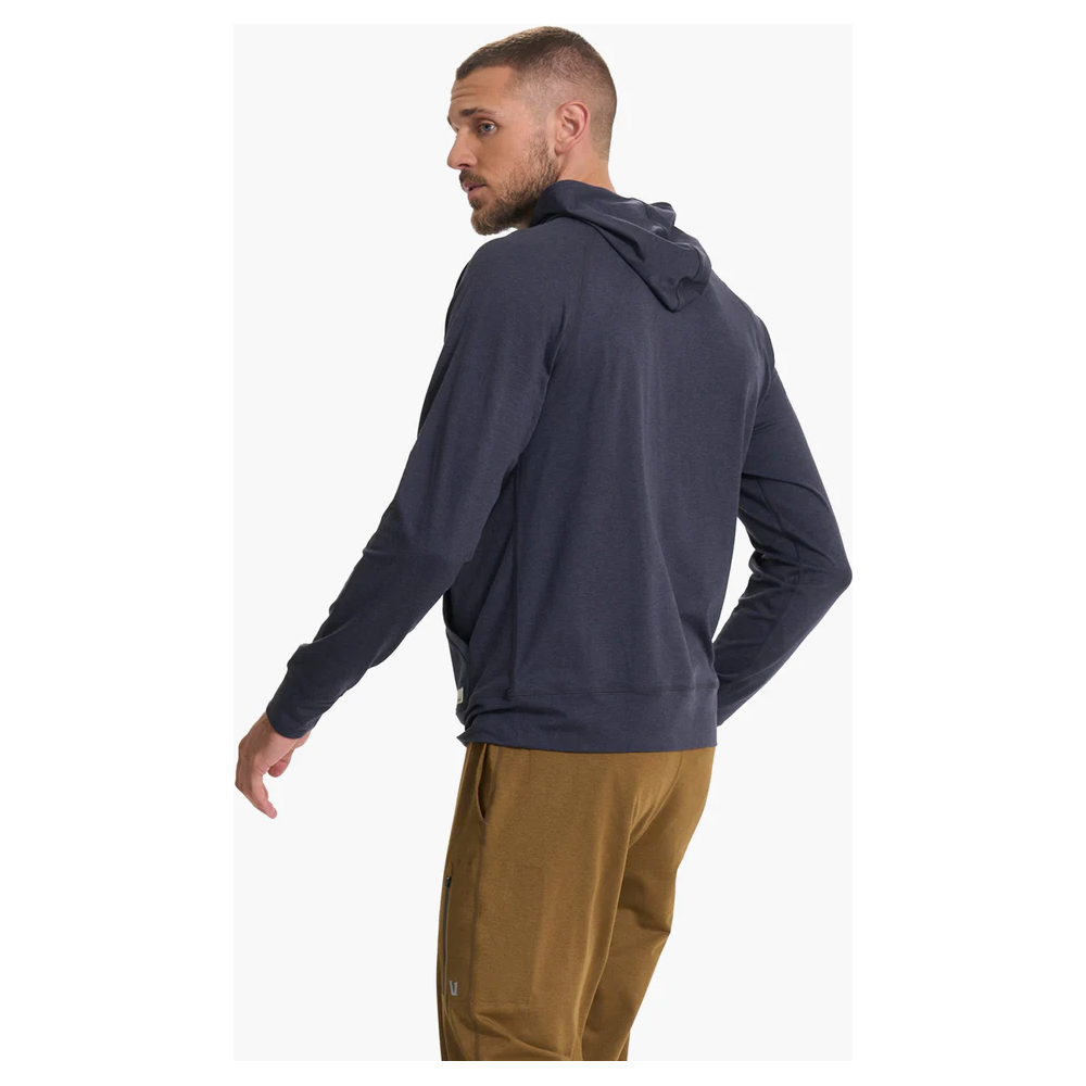 Vuori Ponto Performance 1/2 Zip Hood Men's - MIghtnight