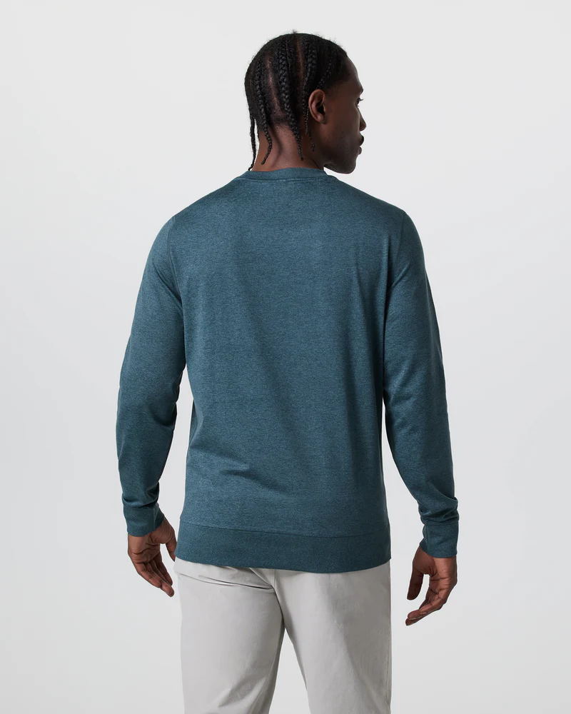 Vuori Ponto Performance Crew Men's - DEEP SEA