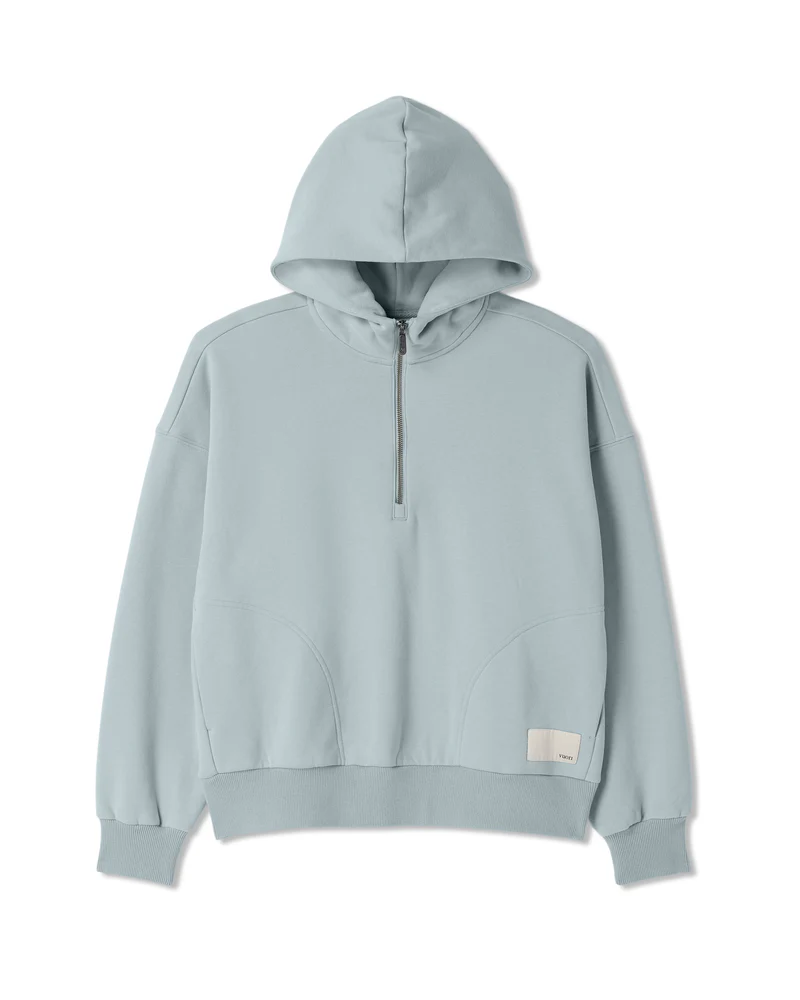 Vuori Restore Relaxed Half Zip Hoodie Women's - BLUEHAZE