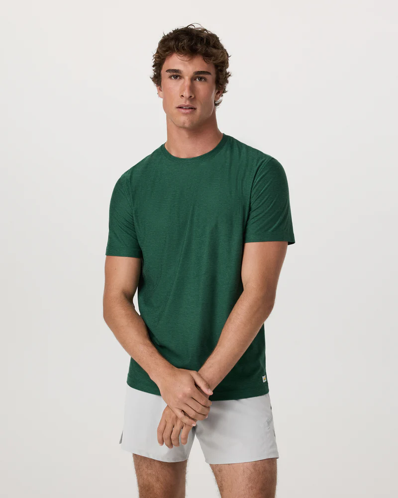 Vuori Strato Tech Tee Men's - VIRIDIAN