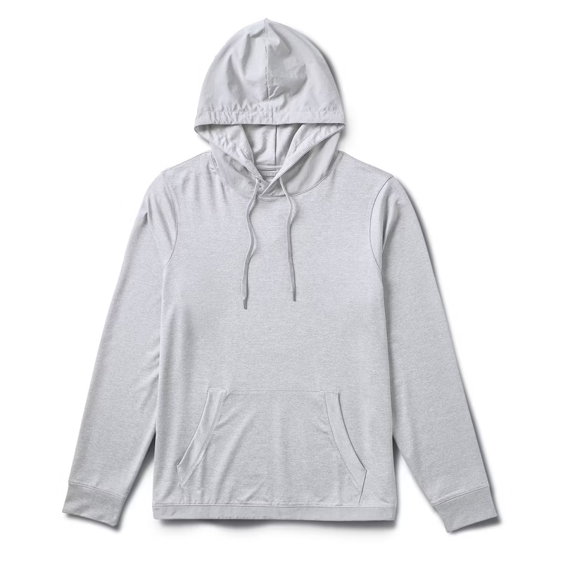 Plain light 2025 grey hoodie